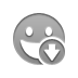 smiley,grin,down icon