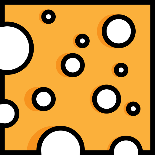 Cheese svg vector icon
