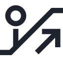 escalator, man, people, person, public, sign, stairs, up svg vector icon