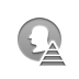 coin,silhouette,pyramid icon