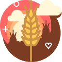 bakery, farm, field, ranching, rye, wheat, yumminky svg vector icon