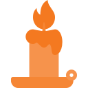 candle, halloween, holyday, light svg vector icon