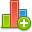 chart,bar,add,plus,graph icon