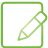 basic, document, edit, green icon