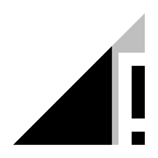 Ic Signal Cellular Connected No Internet 3 Bar svg vector icon