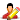 edit, male, red, user icon