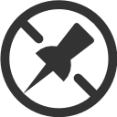 unpin icon