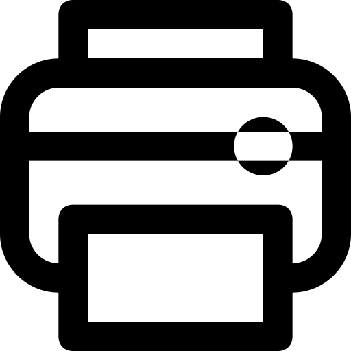 Printer svg vector icon