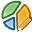 edit, piechart icon