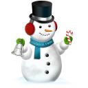 snowman,bell icon