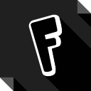 fotki, logo, media, social, social media, square svg vector icon