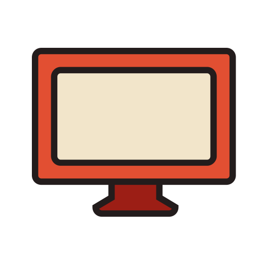Computer svg vector icon
