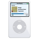 ipod,video,white icon