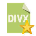file,format,divx,star icon