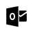 outlook,black icon