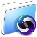 aqua,smooth,folder,theme icon