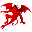 devil, evil, fire, hell, problem, red, satan icon