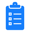 clipboard, list svg vector icon