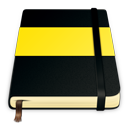 moleskine,yellow icon