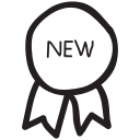 achievement, award, badge, label, medal, police, ribbon svg vector icon