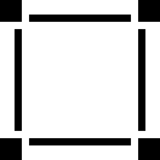 Square svg vector icon