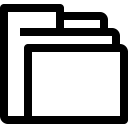app, essential, folder, object, ui, ux svg vector icon