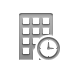 building,clock icon