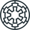 empire, galactic, logo, sigil, star, wars svg vector icon