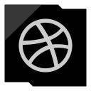 company, dribbble, logo, media, social svg vector icon