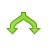 arrow, down, split icon