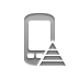 mobile,pyramid icon