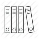 archieve, archiving, books, documents, file folders, folders, office icon