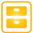 archive, basic, yellow icon