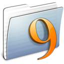 classic, folder, graphite, stripped icon