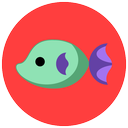 animals, fish, sea, summer icon