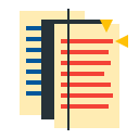 paper, sheet, templet, text, tooling svg vector icon