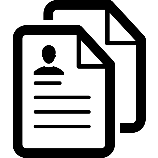 Property Contract Template svg vector icon