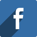 facebook, media, shadow, social, square svg vector icon
