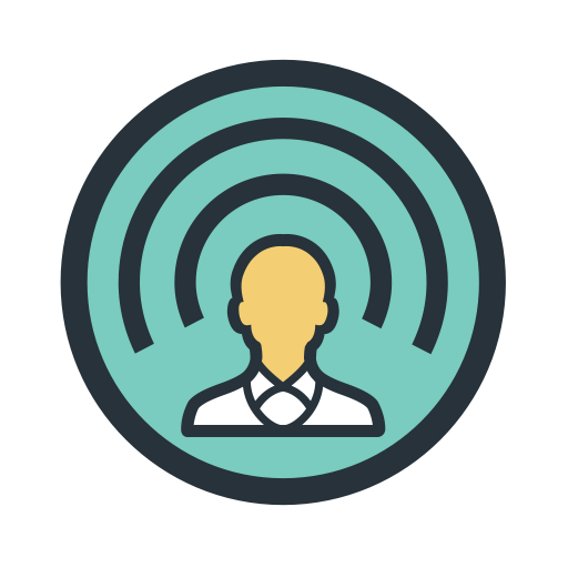 Color Blocks Search People svg vector icon