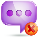 chat,block icon