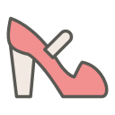 fashion, female, footwear, mary jane shoes, shoes, trendy, woman svg vector icon