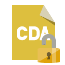 file,format,cda,lock,open icon