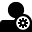 user,close,setting,stop,video,no,cancel,configuration,config,preference,option,configure,account,profile,people,human icon