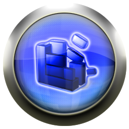 blue,defrag icon