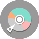disk, gparted, software svg vector icon