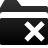 folder,delete icon