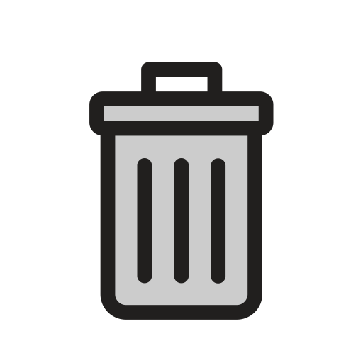 Delete svg vector icon