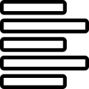 align left, interface, left align, text, text align left svg vector icon