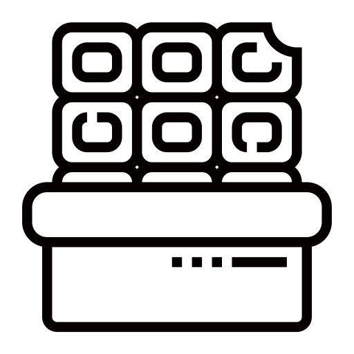 Chocolates svg vector icon