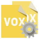file,format,vox,gear icon